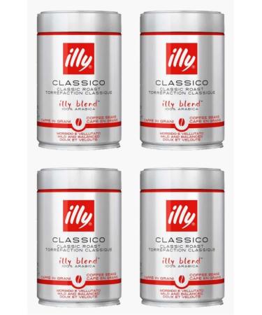 illy Coffee in medium frying grains 250 g 4 pcs