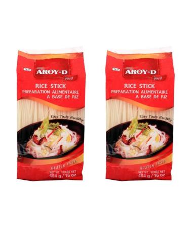 Aroy-D Rice noodles 1 mm 454 g 2 pcs