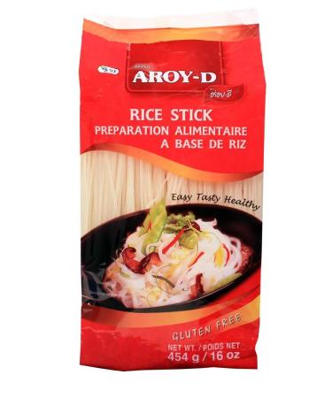 Aroy-D Rice noodles 1 mm 454 g 2 pcs - Buy Online on GoSupps.com