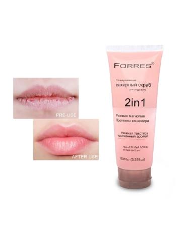 FARRES Scrub-peeling for the face and lips of sugar "Magnolia and cashmere"