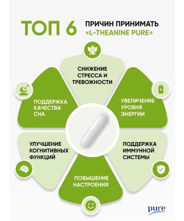 Pure Minerals Theanin L - Theanine for sleeping the brain of memory sedative - Buy Online on GoSupps.com