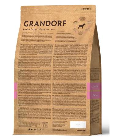 Grandorf Dry food for puppies hypoallergenic lamb turkey 3 kg - Buy Online on GoSupps.com