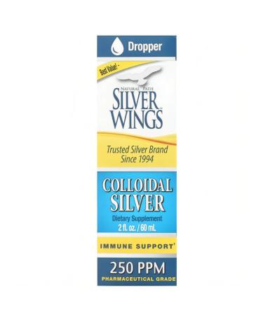Natural Path Silver Wings Silver Wings Colloidal Silver 250 parts per million 60 ml