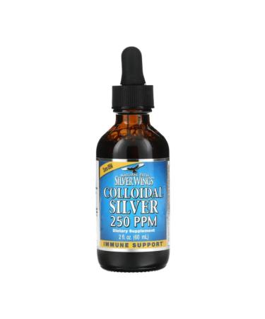 Natural Path Silver Wings Silver Wings Colloidal Silver 250 parts per million 60 ml - Buy Online on GoSupps.com