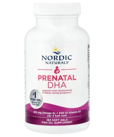 Nordic Naturals DGK omega for pregnant women without additives 180 capsules - Buy Online on GoSupps.com
