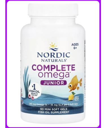 Nordic Naturals Omega for children 6-12 years old 283 mg 90 mini-capsule - Buy Online on GoSupps.com