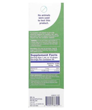 Life-flo Biotin drops 59 ml - Buy Online on GoSupps.com