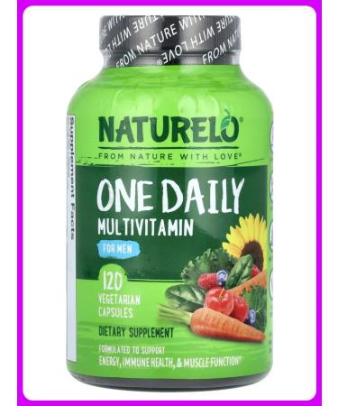 NATURELO Multivitamins for men 120 capsules
