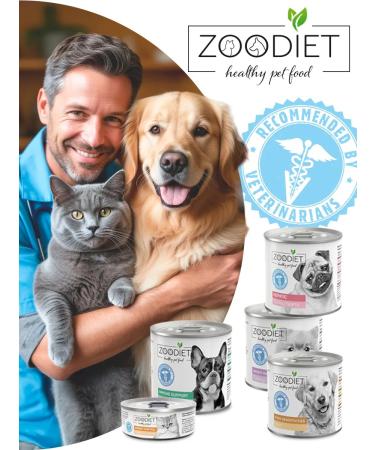 Zoodiet Wet feed for dogs MIX 240 g 12 pcs - Buy Online on GoSupps.com