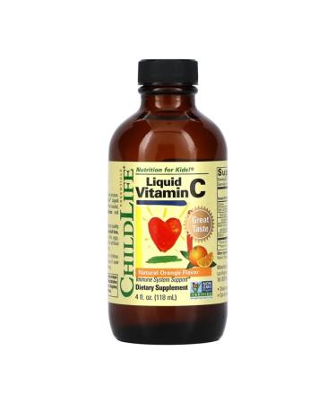 ChildLife Essentials vitamin C in liquid form orange taste 118.5