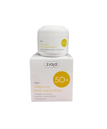 Ziaja Saturated nutrient cream 2 pcs for face wrinkles 50+ - Buy Online on GoSupps.com
