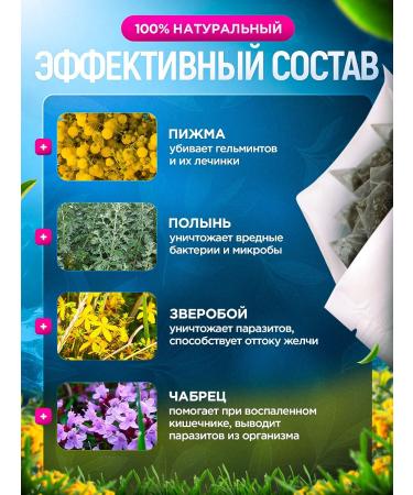 Altai herbal tea Antiparasitic complex of herbal tea in bags - Buy Online on GoSupps.com
