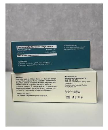 GNB Good Natural Beauty Vitamin A Retinol Palmitate 10 000 IU T rkiye - Buy Online on GoSupps.com