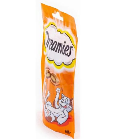 DREAMIES Cats for cats Dreams Pillows with chicken 60g 10 pcs - Buy Online on GoSupps.com