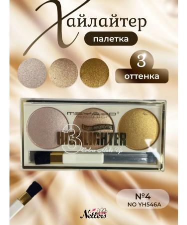 new AC Palette Highlighter for Facial Face Tone 4