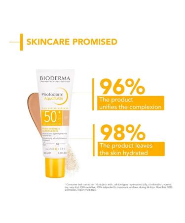Bioderma Biooderm Fluid Photoderm Aquafluide SPF 50+ 40 ml tone Light - Buy Online on GoSupps.com