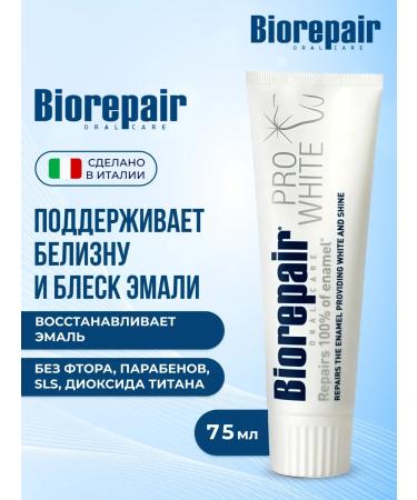 Biorepair Toothpaste Biovovovoitera Pro White whitening 75 ml