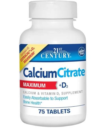 Lake Avenue Nutrition 21st Century Vitamins Calcium Citrate Plus D3
