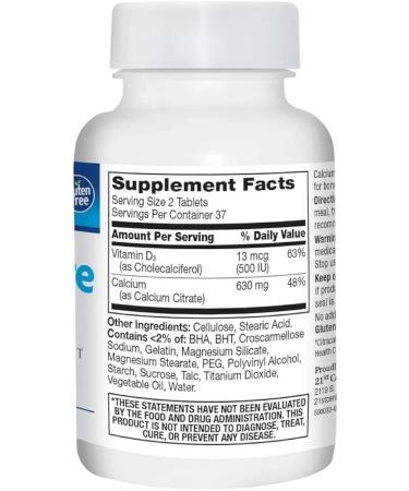 Lake Avenue Nutrition 21st Century Vitamins Calcium Citrate Plus D3 - Buy Online on GoSupps.com
