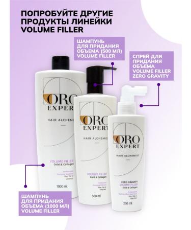Oroexpert Shampoo to give volume Volume Filler 500 ml - Buy Online on GoSupps.com