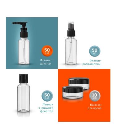 Lidorlike Road set of vials for travel black - Buy Online on GoSupps.com