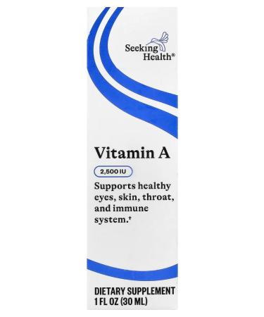 Seeking Health Vitamin A 1500 g drops 30 ml - Buy Online on GoSupps.com