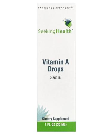 Seeking Health Vitamin A 1500 g drops 30 ml - Buy Online on GoSupps.com
