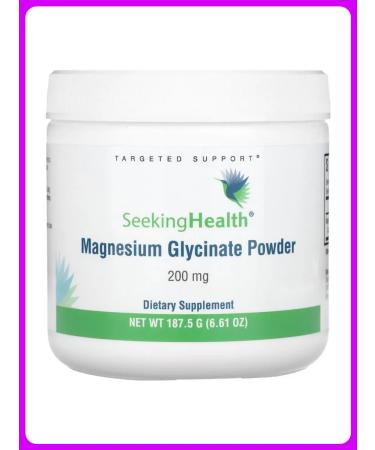 Seeking Health Magnesium glycinate in powder 187.5 g - Buy Online on GoSupps.com