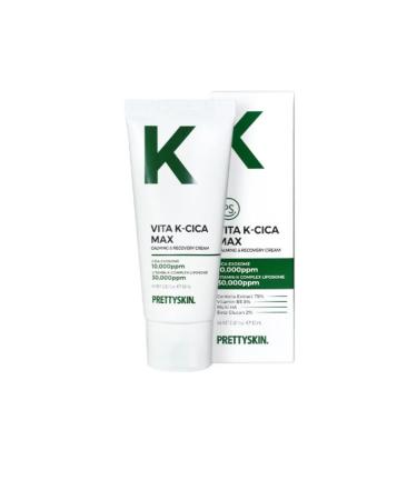 PrettySkin Facial cream Vita K-Cica Max Calming & Recovery Cream - Buy Online on GoSupps.com