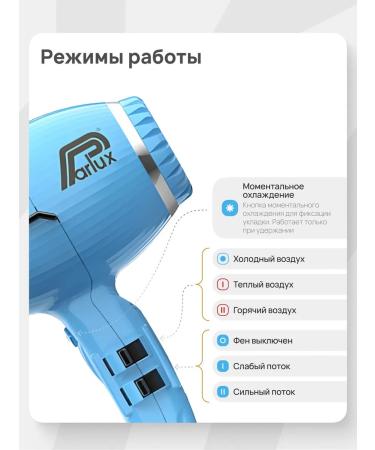 PARLUX Feng Alyon Turquoise - Buy Online on GoSupps.com