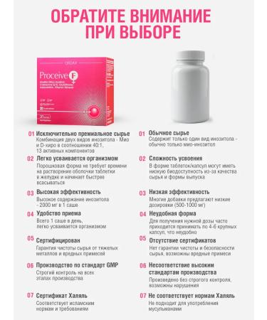 Orzax Ocean Vitamins for women inositol 2000 mg 30 Sasha - Buy Online on GoSupps.com