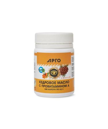 ARGO Cedar oil with provitamin a capsules 100 pcs - Buy Online on GoSupps.com