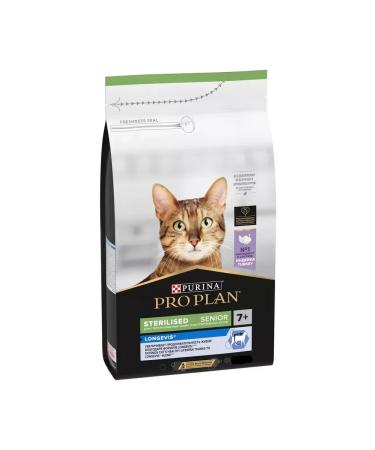 Purina Pro Plan Feed for sterilized cats 7+ longevis with turkey 3 kg - Buy Online on GoSupps.com