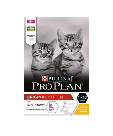 Purina Pro Plan Dry food for kittens with chicken 3 kg - Buy Online on GoSupps.com