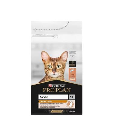 Purina Pro Plan Cat for cats for skin and wool with salmon 1.5 kg - Buy Online on GoSupps.com