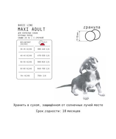 AJO with buckwheat for dogs of large breeds 12kg - Buy Online on GoSupps.com