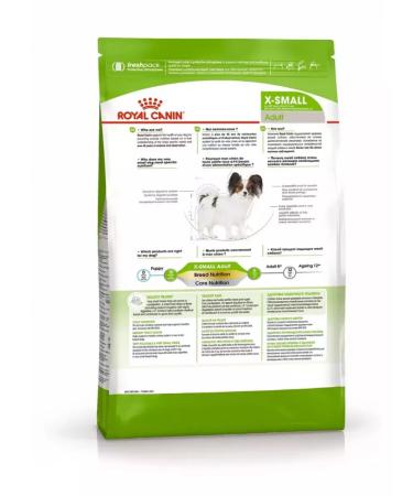 ROYAL CANIN Feed for very small dogs from 10 months XSMALLADULT 3 kg - Buy Online on GoSupps.com