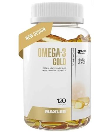 Omega 3 gold 1000 mg fish fat Maxler 120 soft cap