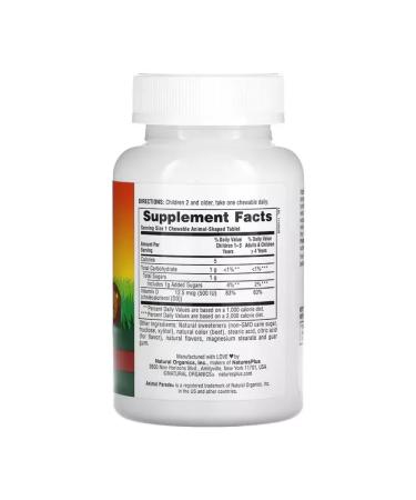 NaturesPlus Vitamin D3 for children 90 tablets - Buy Online on GoSupps.com