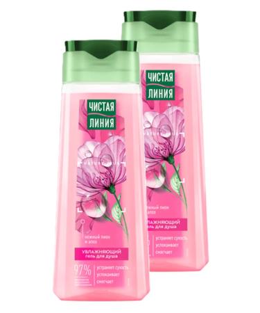 Clean line Shower gel Women's moisturizing 250 ml 2 pcs