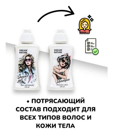 IT WILL BE Beauty Gift set Women's shampoo and shower gel - 3x500 ml - Buy Online on GoSupps.com