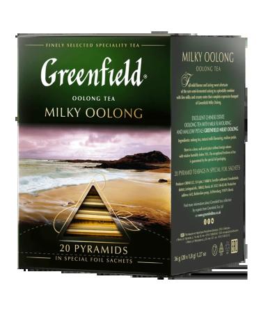 Greenfield Green Green Milk-Hungry Milky Oolong 20p