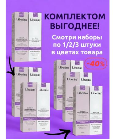 Profitable shelf Set of shampoo and balm to restore hair structure - Buy Online on GoSupps.com