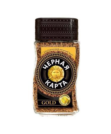 Coffee soluble black card Gold 95 g 1pc - Buy Online on GoSupps.com