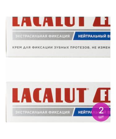 Lacalut Lacalum Cream for fixing dentures Fix 70g 2 pcs