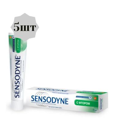 Sensodyne Toothpaste fluoride 75ml 5pcs