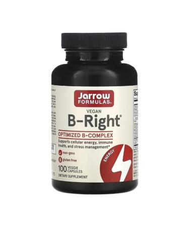 Jarrow Formulas Vitamins B Complex b-right 100 caps