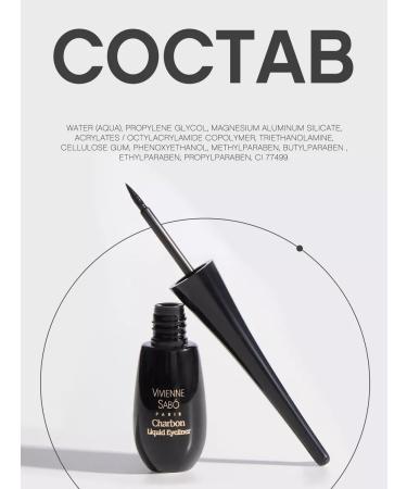 VIVIENNE SABO Eye eyeliner liquid Charbon tone 01 black - Buy Online on GoSupps.com