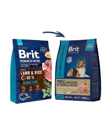 Brit With a lamb and turkey for dogs with feelings. food 8kg - Buy Online on GoSupps.com