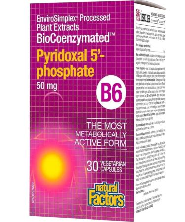 NutriBiotic Natural Factors Pyridoxal 5 Phosphat 50 Mg